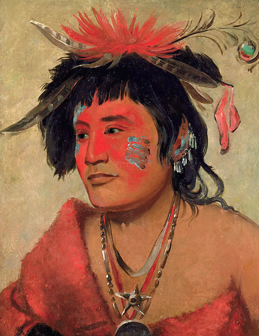 Pah-shee-náu-shaw, en krigare - George Catlin