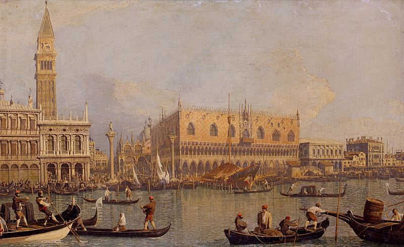 Dogeporten och St. Marks torg - Canaletto