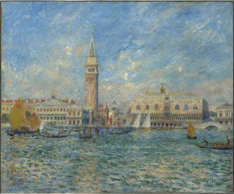 Dogepalatset, Venedig - Pierre-Auguste Renoir