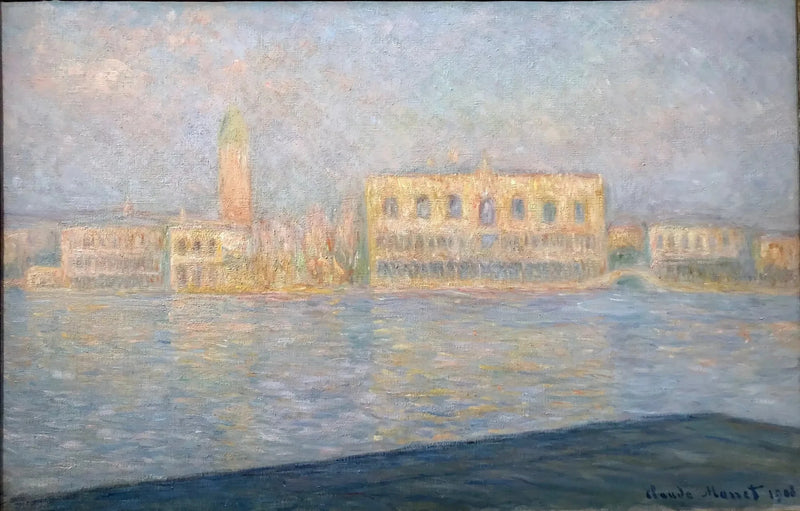 Hertigpalatset sett från Saint-Georges Major W1756 - Claude Monet