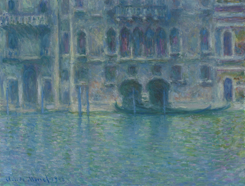 Palazzo da Mula i Venedig W1764 - Claude Monet