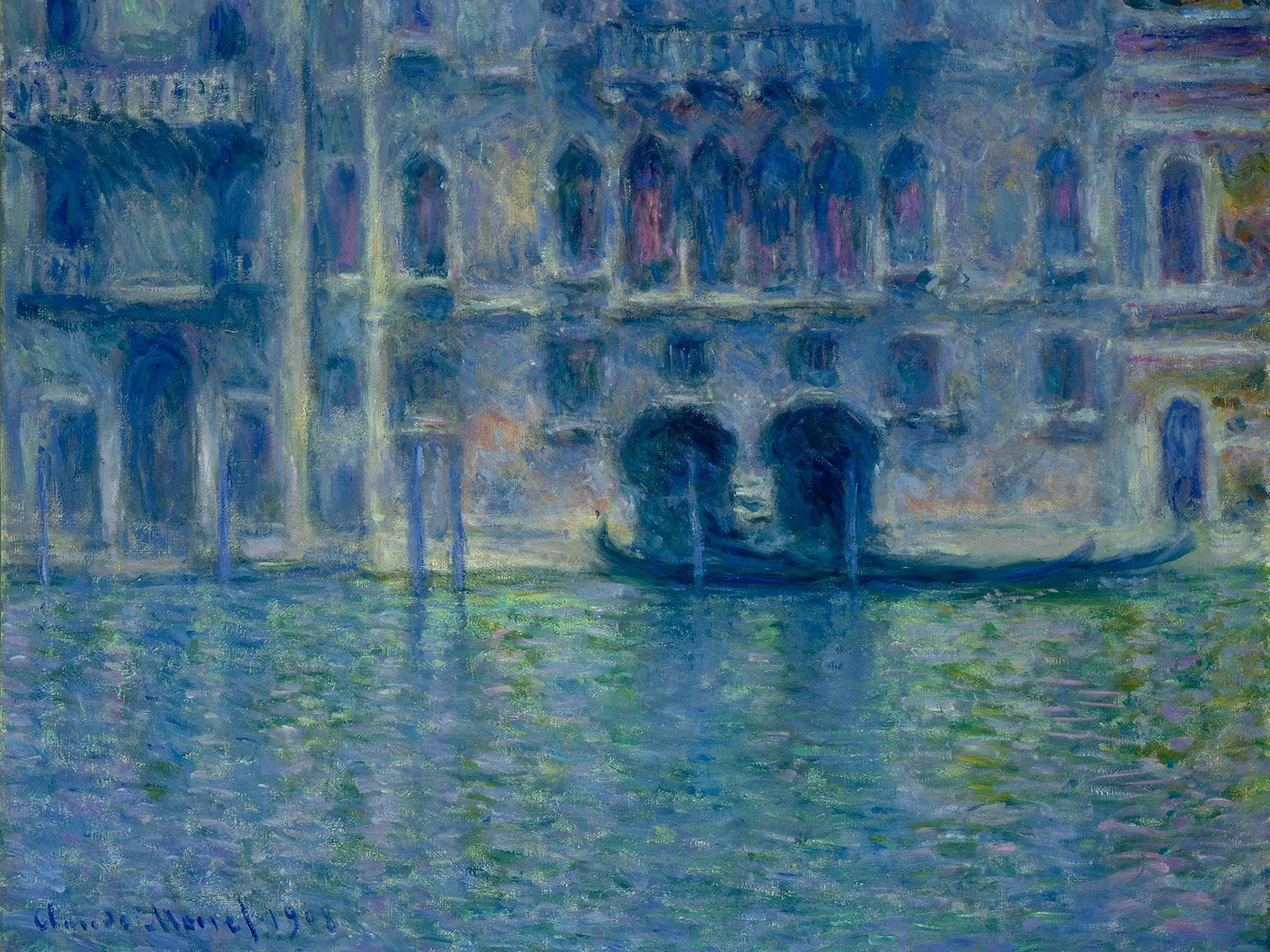 Reproduction du tableau « Palazzo da Mula, Venise - Claude Monet » par Alpha Reproduction en peinture à l’huile