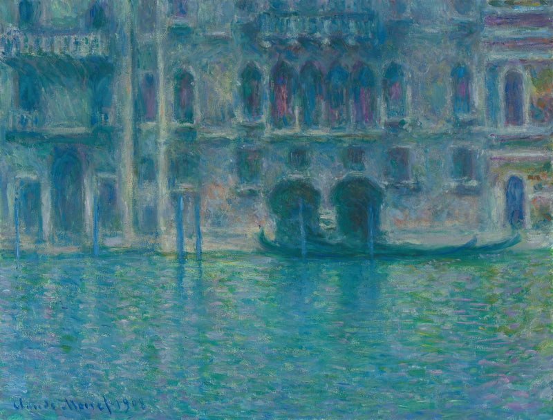 Palazzo da Mula i Venedig W1764 - Claude Monet