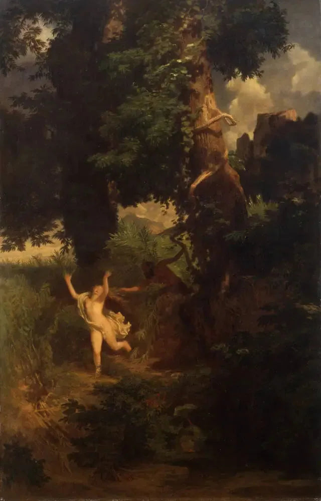 Pan och Syrinx - Arnold Böcklin