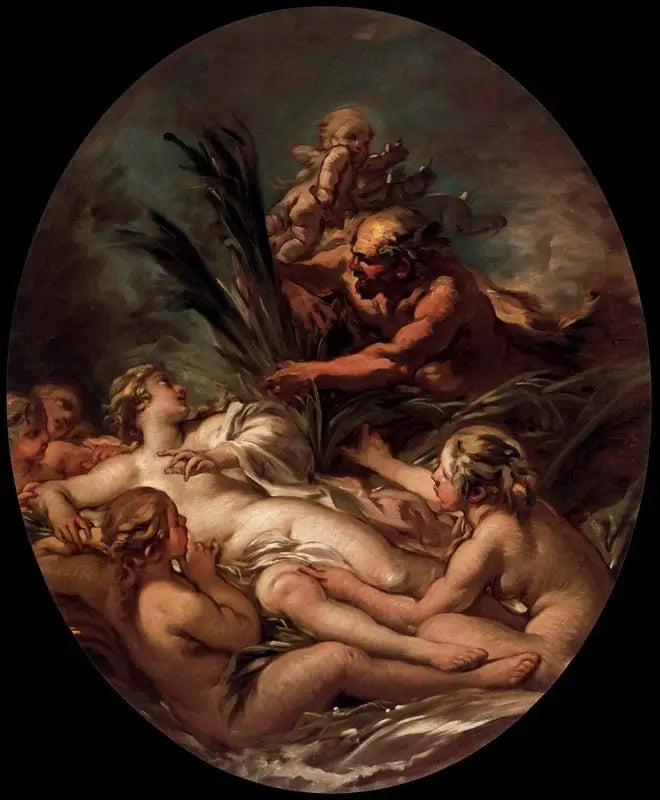 Pan och Syrinx - François Boucher