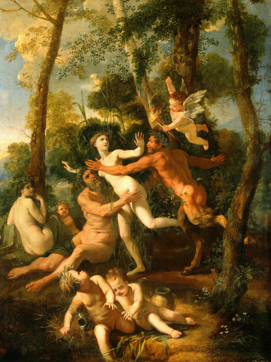 Pan och Syrinx - Nicolas Poussin