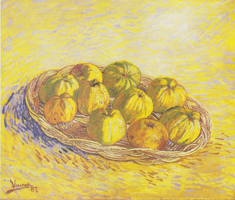 Stilleben, korg med äpplen - Vincent van Gogh