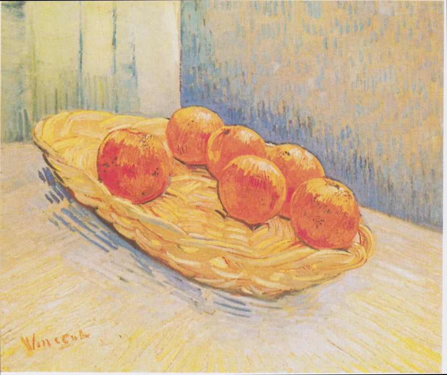 Stilleben med en korg apelsiner - Vincent van Gogh