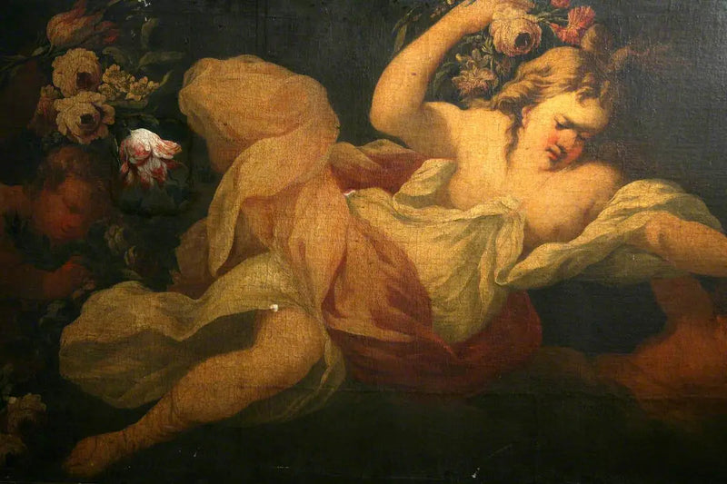 Väggdekoration för våren (detalj) - Peter Paul Rubens