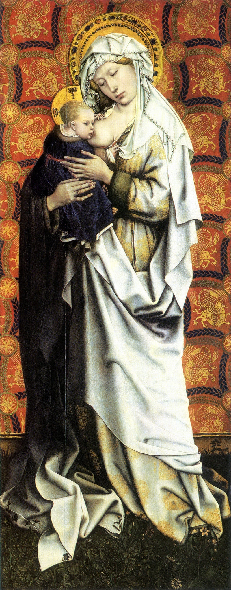 Flémalle-paneler: Den stående jungfrun - Robert Campin
