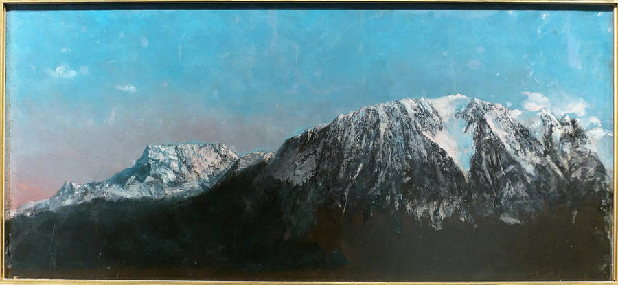 Alpiner panorama - Gustave Courbet