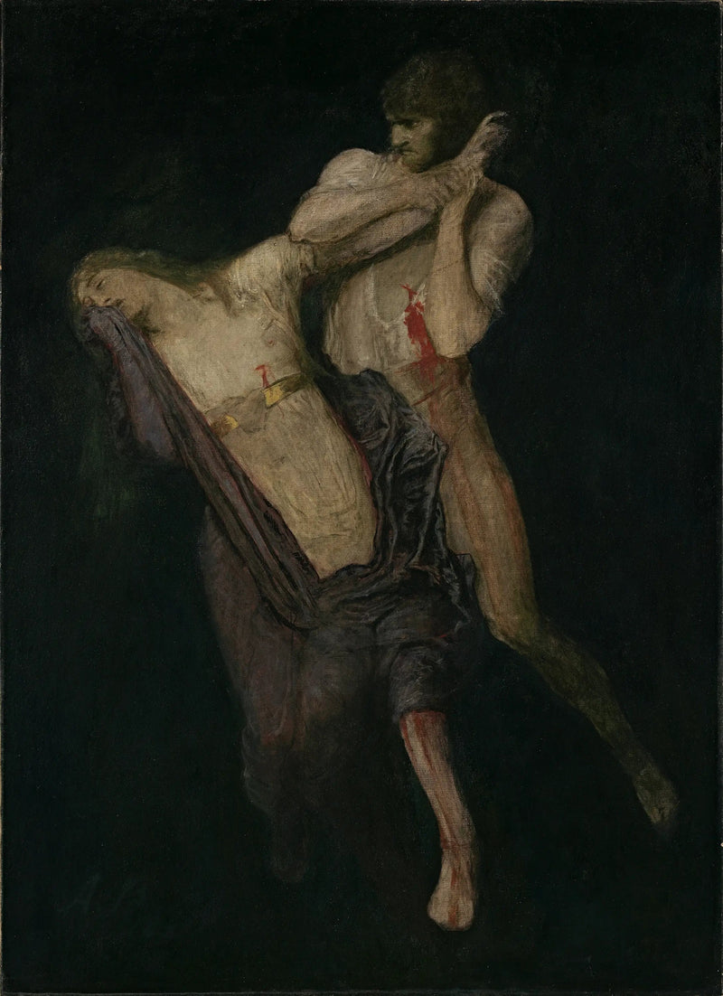 Paolo och Francesca - Arnold Böcklin