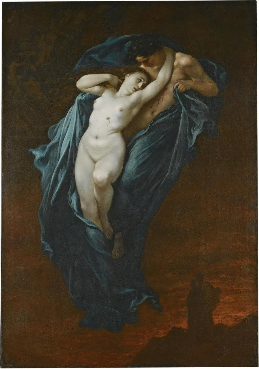 Paolo och Francesca från Rimini - Gustave Doré