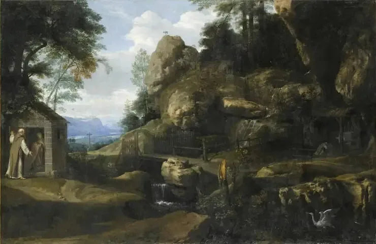 Paphnuce som frigör Thaïs - Philippe de Champaigne
