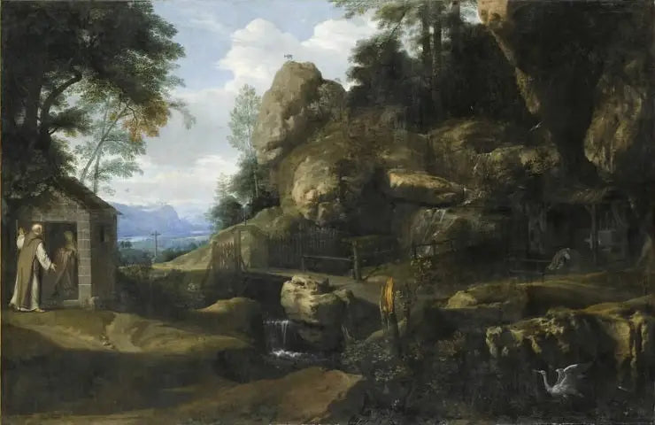 Paphnuce som frigör Thaïs - Philippe de Champaigne