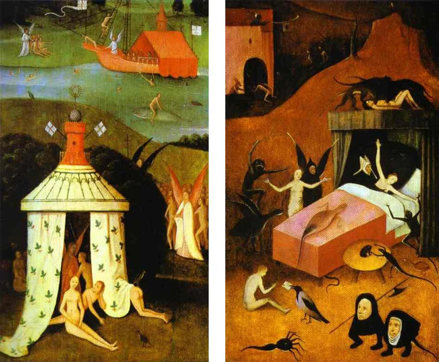 Paradis et enfer - Jérôme Bosch