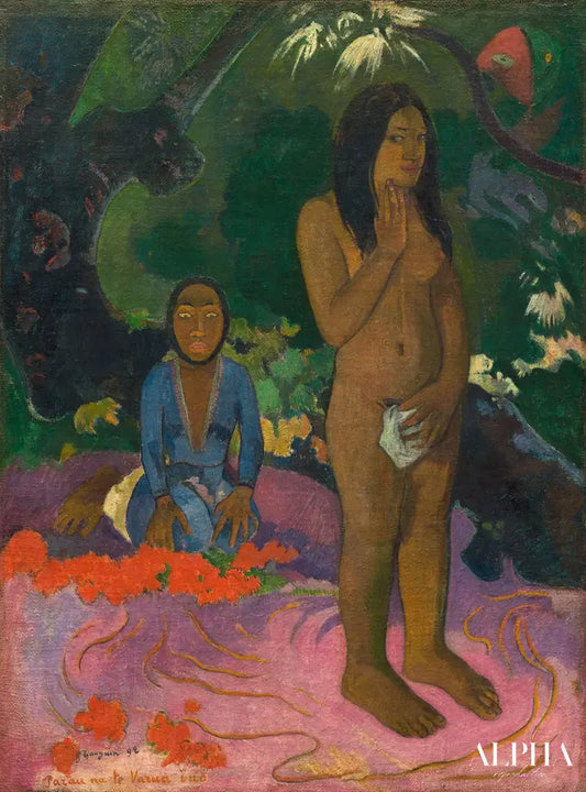 Parau na te varua ino - Paul Gauguin - Reproductions de tableaux et peintures haut de gamme