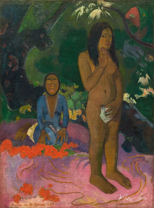 Parau na te varua ino - Paul Gauguin - Reproductions de tableaux et peintures haut de gamme