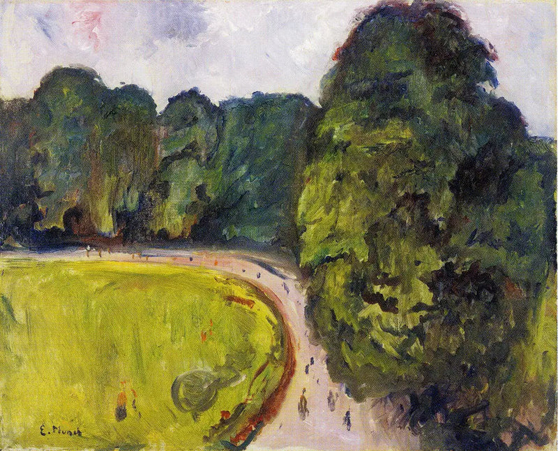 park i Kösen - Edvard Munch