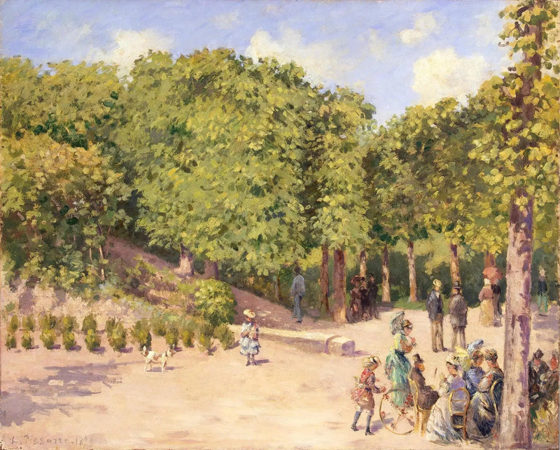 Stadsparken i Pontoise - Camille Pissarro