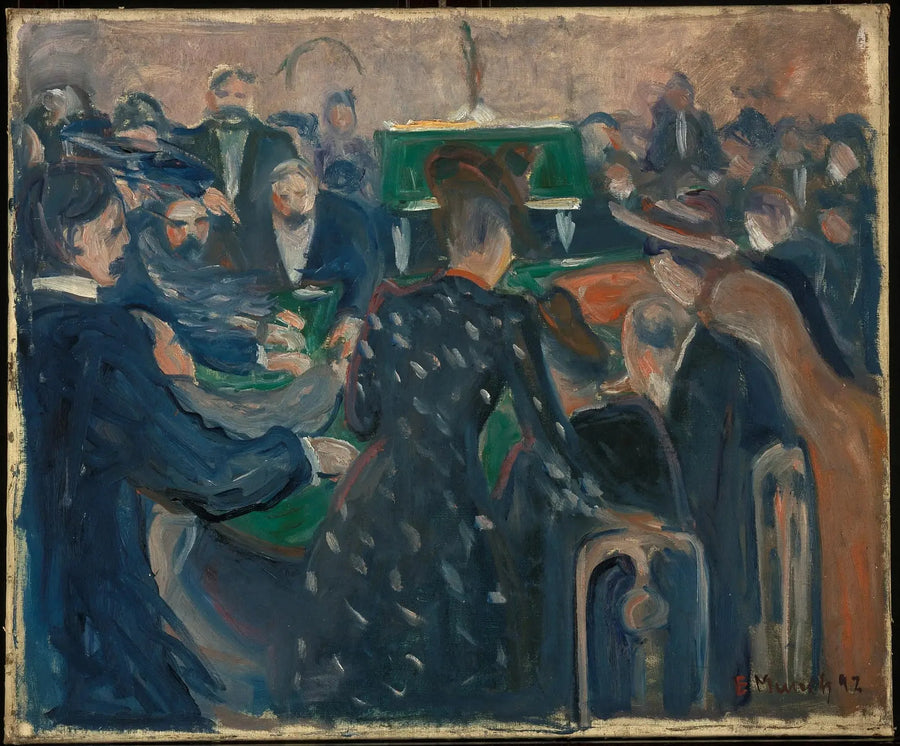 Spelare i Monte-Carlo - Edvard Munch
