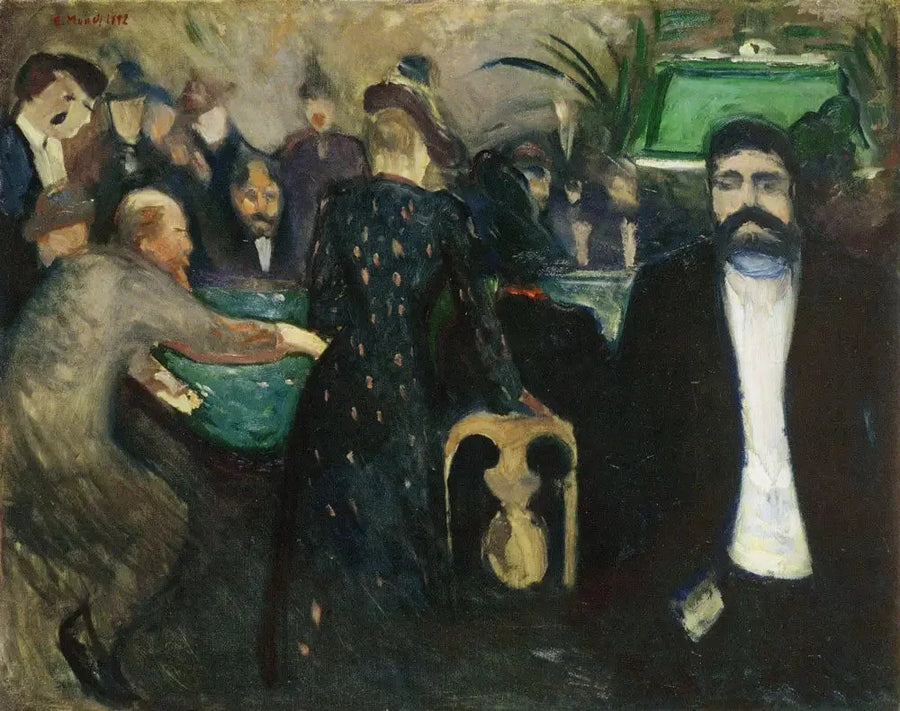 Spelare i Monte-Carlo - Edvard Munch