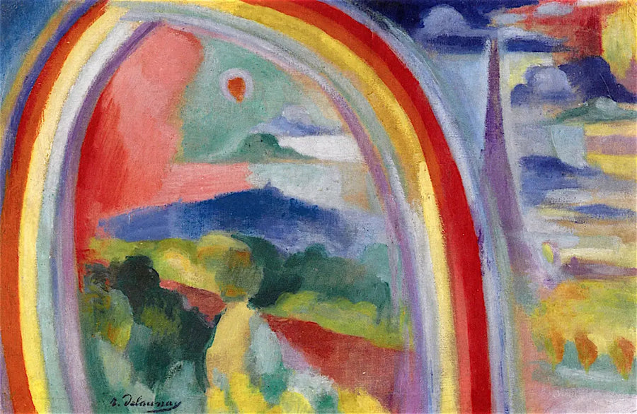 Paris med regnbåge - Robert Delaunay