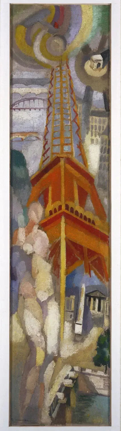 Paris, Kvinna och Eiffeltornet - Robert Delaunay