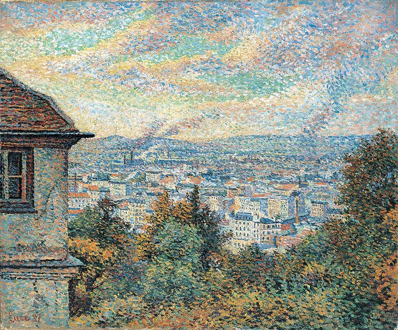 Paris sett från Montmartre - Maximilien Luce