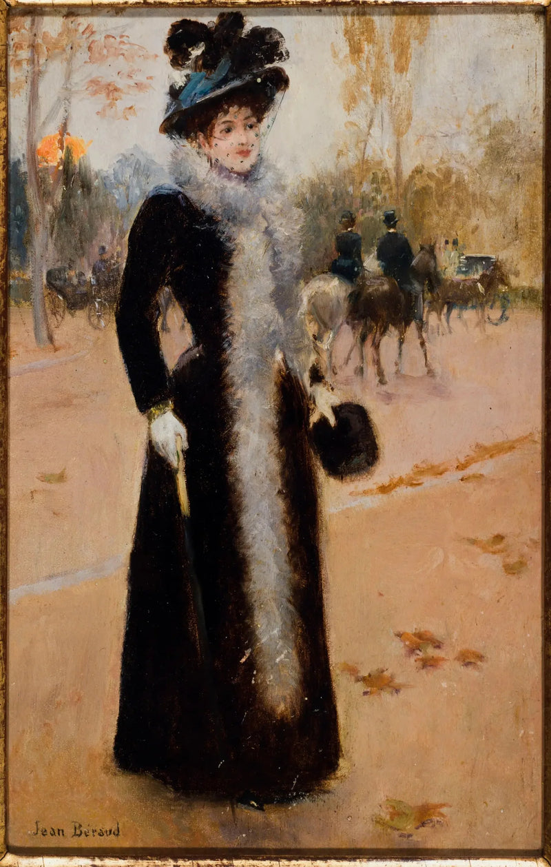 Parisienne vid Bois - Jean Béraud
