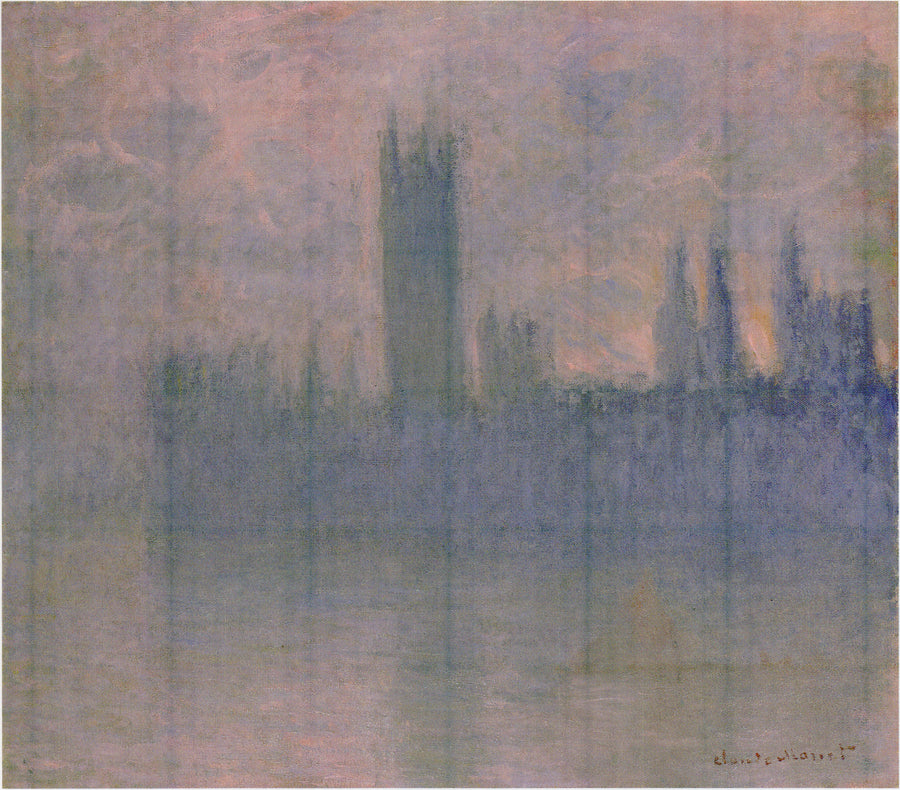 Parlamentsbyggnaderna, Symfoni i rosa - Claude Monet
