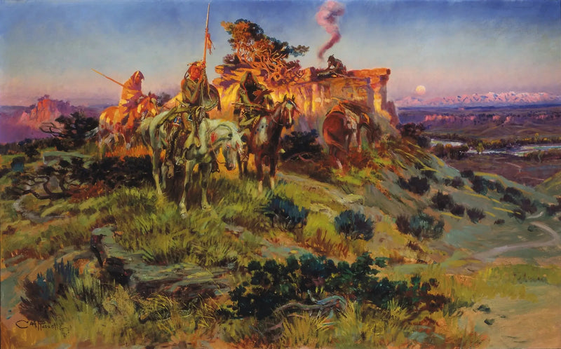 Pratar om rök - Charles Marion Russell