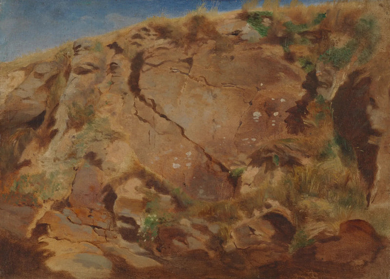 En klippvägg - Arnold Böcklin