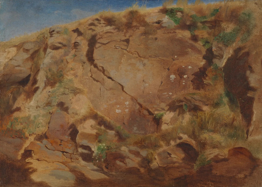 En klippvägg - Arnold Böcklin