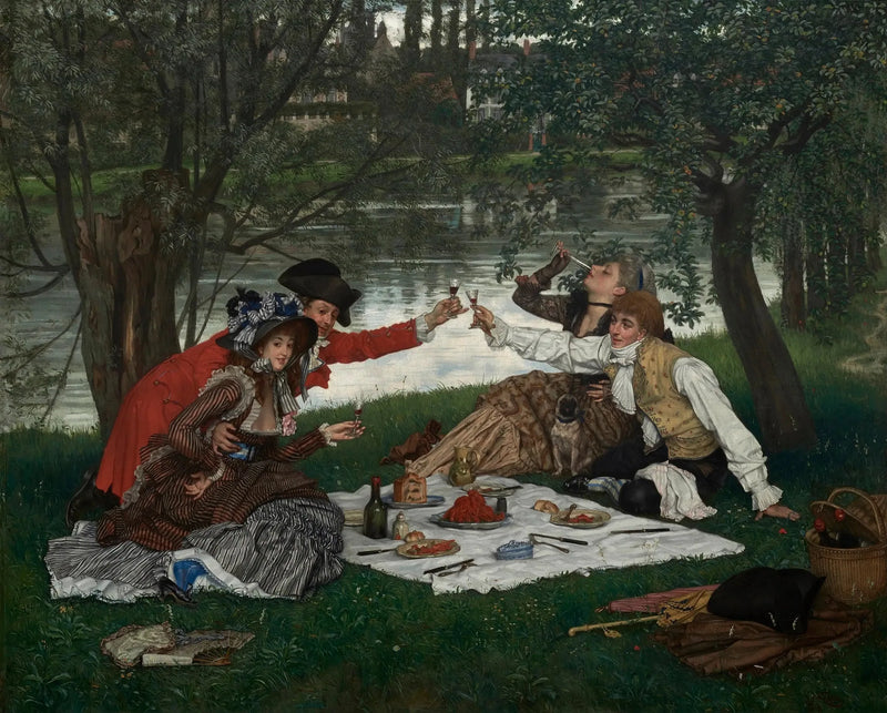 Kvadratiskt parti - James Tissot