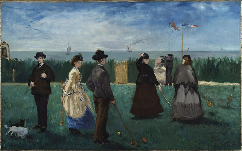 Croquetparti i Boulogne-sur-Mer - Édouard Manet