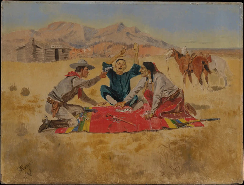 Inte en chans för en kines - Charles Marion Russell