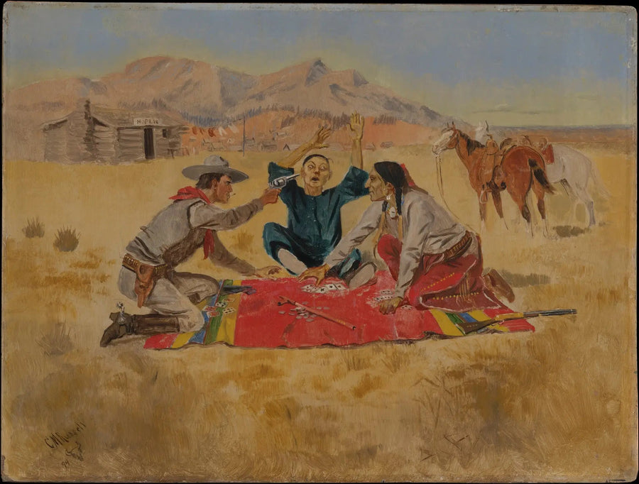 Inte en chans för en kines - Charles Marion Russell