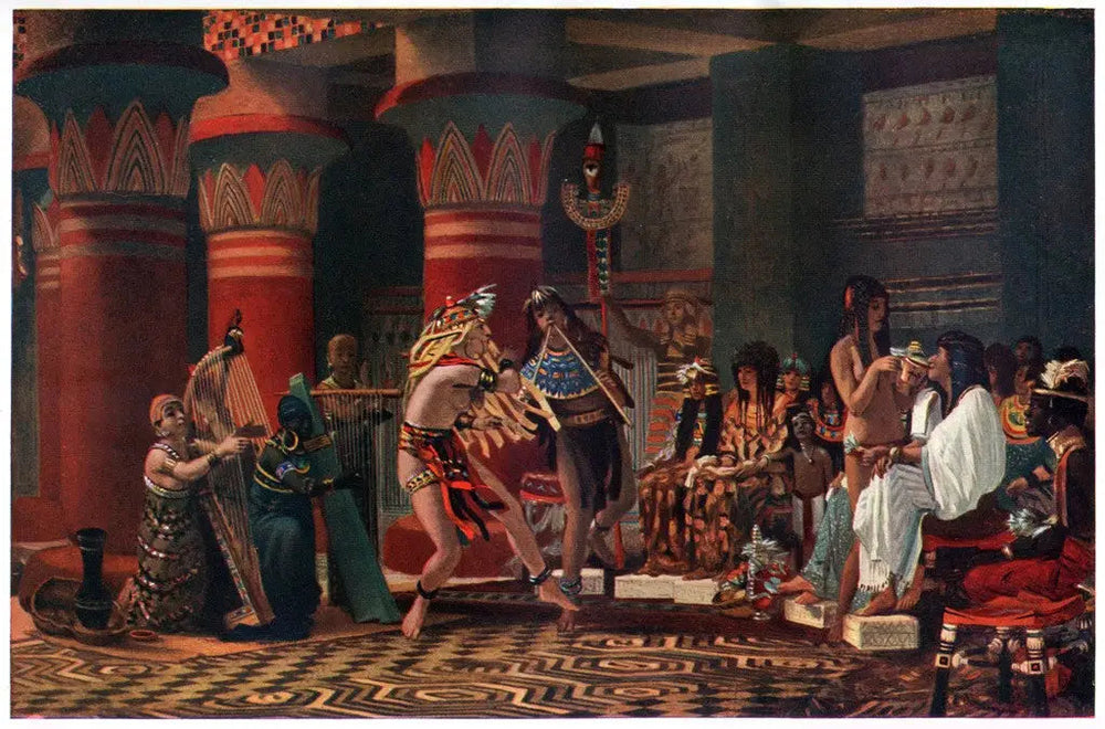 Passe-temps dans l’Égypte ancienne - Lawrence Alma-Tadema - Alpha Reproduction