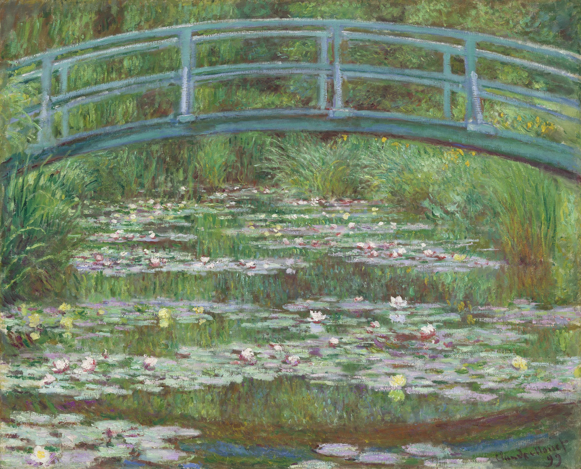 La Passerelle japonaise de Claude Monet, 1899 – National Gallery of Art 1992.9.1, Wildenstein 1517