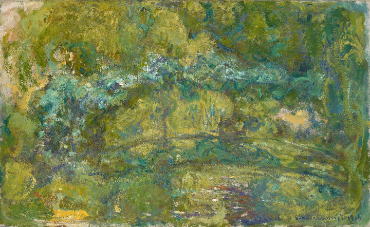 Gångbron över näckrosdammen, Basel - Claude Monet