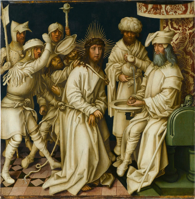 Passion grise: Kristus inför Pilatus - Hans Holbein den äldre