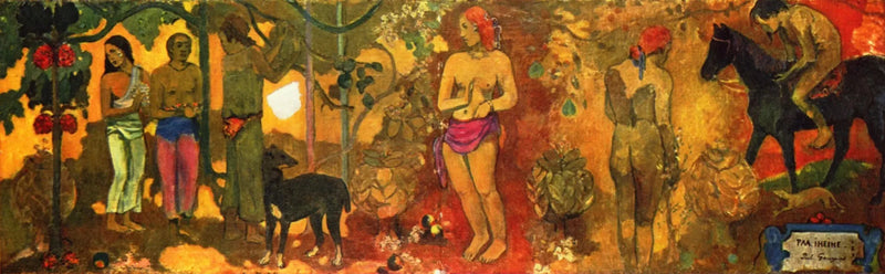 Tahitiansk pastoral - Paul Gauguin