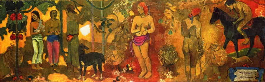 Tahitiansk pastoral - Paul Gauguin