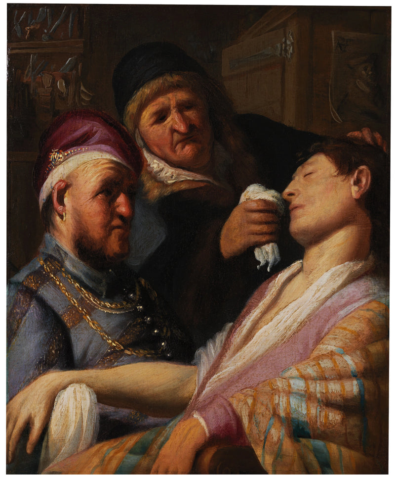 Lukt, eller den medvetna patienten - Rembrandt