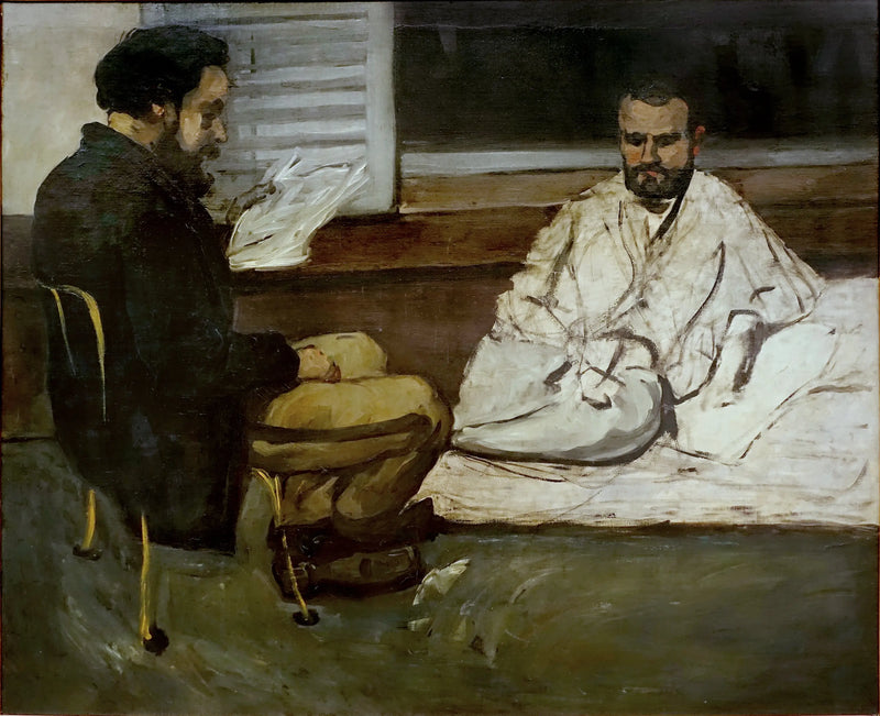 Paul Alexis läser för Émile Zola - Paul Cézanne