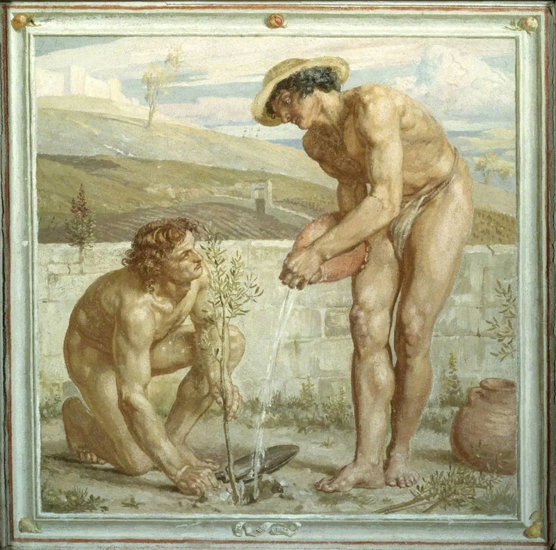 Paul och Apollos - Edward Poynter