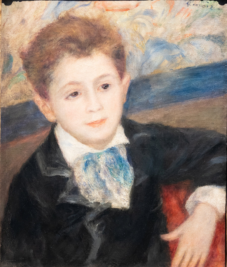 Porträtt av Paul Meunier, Murer son - Pierre-Auguste Renoir