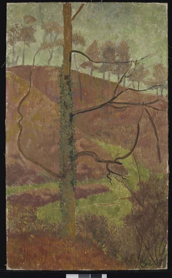 Arbre mort, peinture de Paul Sérusier