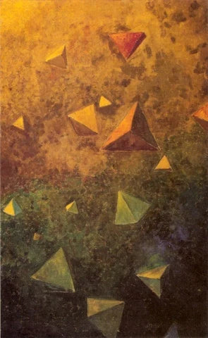 Tétraèdres, peinture de Paul Sérusier